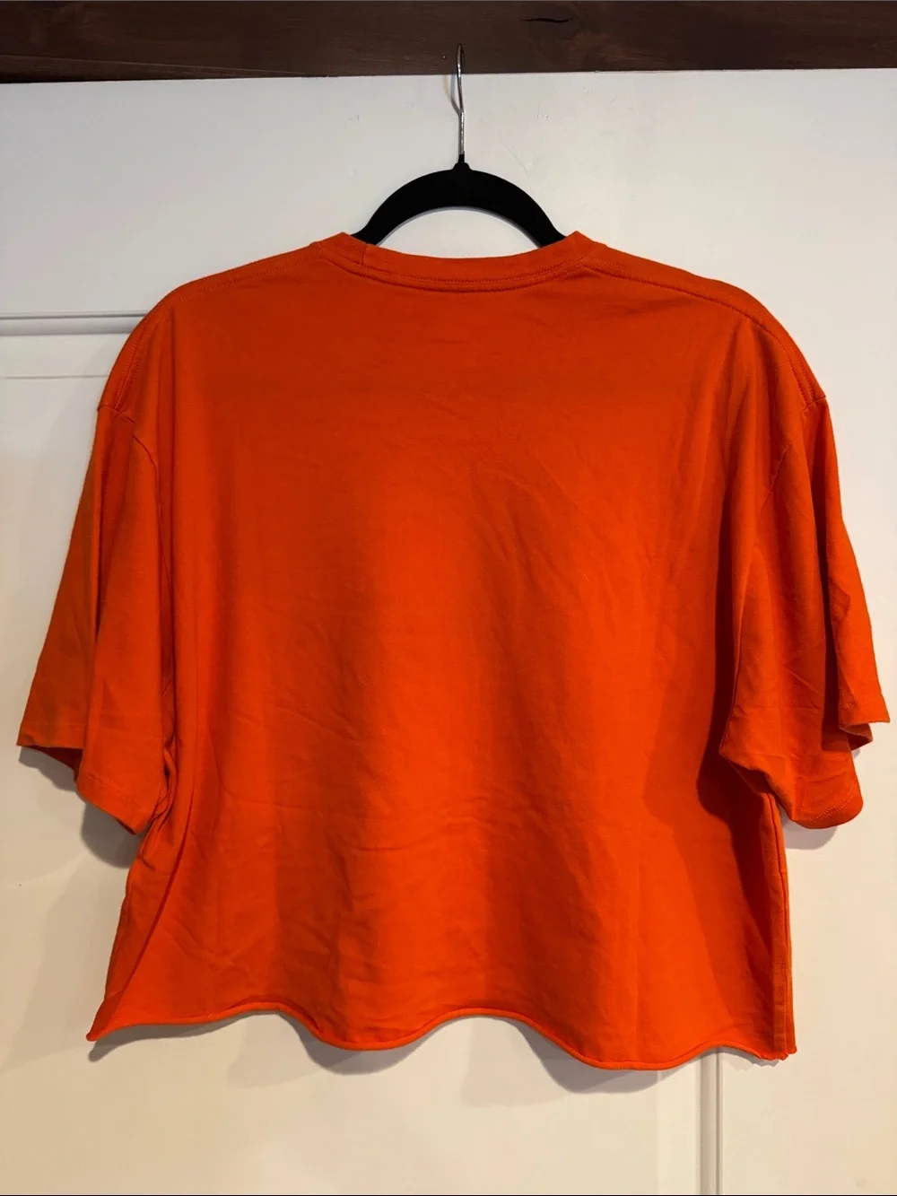 Oregon State Cropped Short Sleeve Orange Shirt